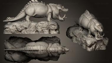Animal figurines (STKJ_0505) 3D model for CNC machine